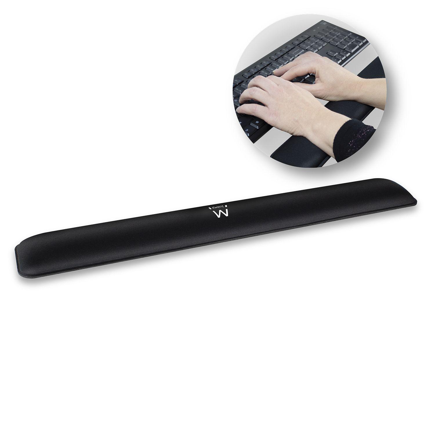 Apoio de Pulso para Teclado EWENT EW3180 (Poliéster, Borracha - Preto) — miniatura 3