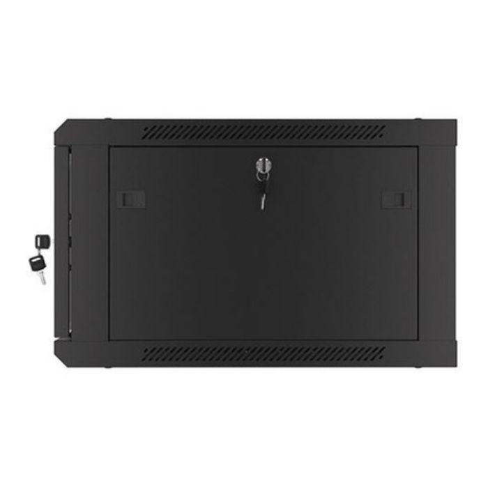 Armário Rack de Parede LANBERG WF01-6606-10B (6U - 19" - 600 x 600 x 374 mm - Preto) — miniatura 4