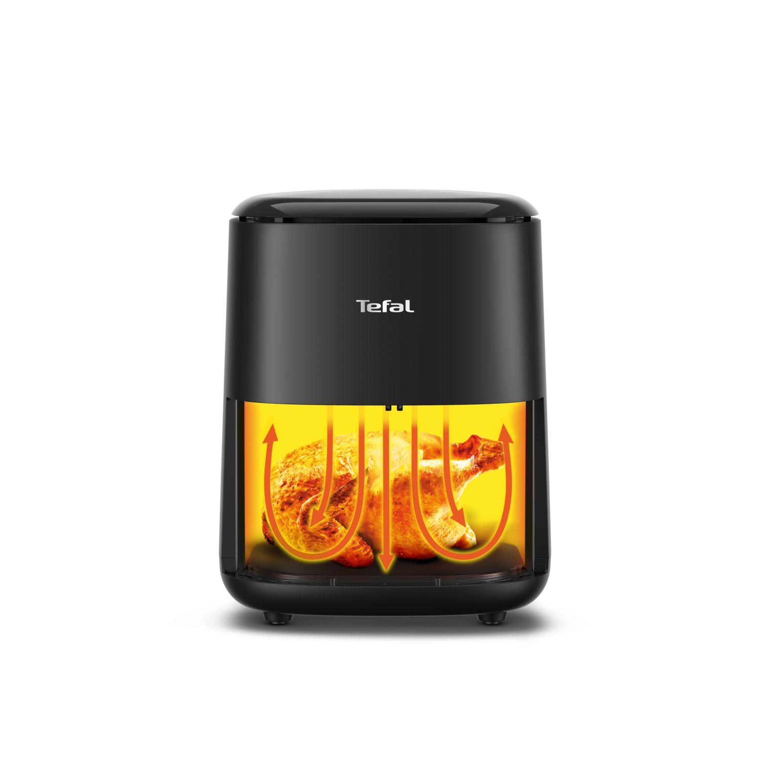 Fritadeira a Ar TEFAL EY145810 Easy Fry Compact (1300 W - Toque - Altura 29 cm - Preto), miniatura 5
