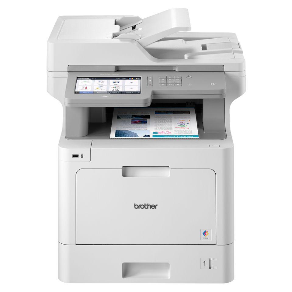 Impressora Multifunções Laser BROTHER MFC-L9570CDW (A4 - Impressão a cores - Branco)