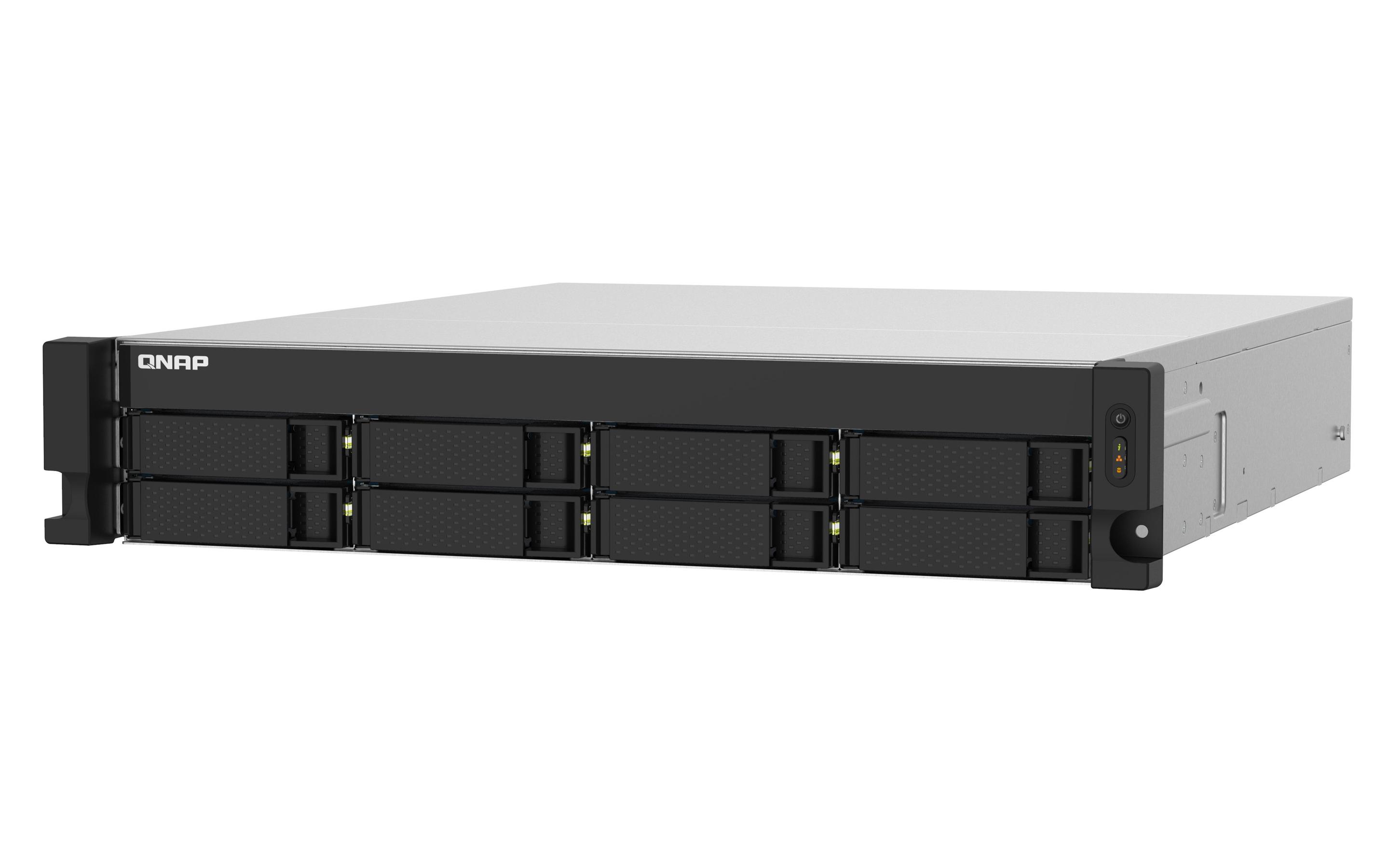 NAS QNAP TS-832PXU-4G (Serial ATA II, Serial ATA III - 4 GB - 8 baias - Alumínio e Preto), miniatura 5