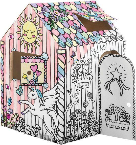 Casinha de Brincar FELLOWES Playhouse Unicorns (Cartão - Desenhável), miniatura 2