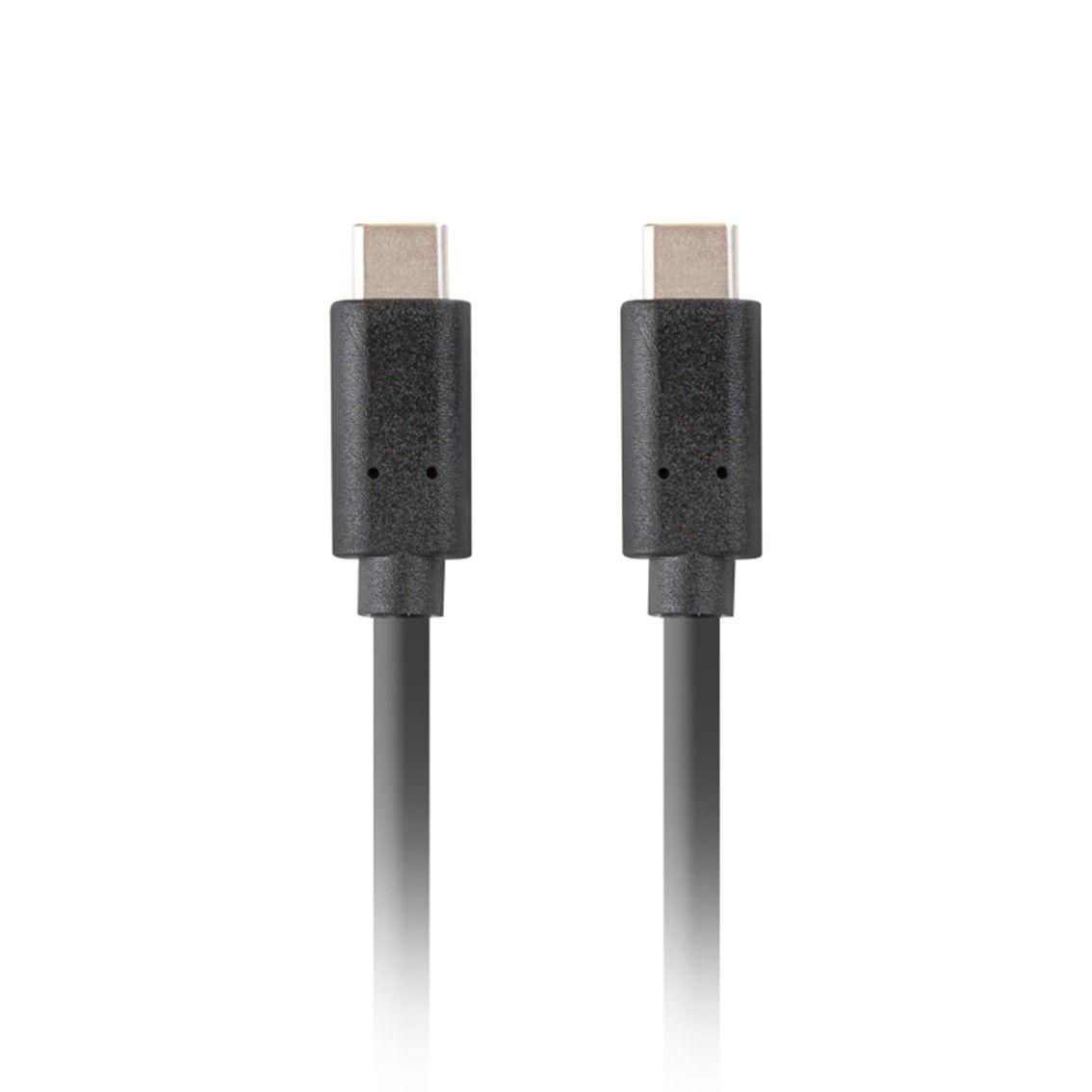 Cabo USB-C LANBERG CA-CMCM-32CU-0010-BK (1 m - USB-C - Preto)