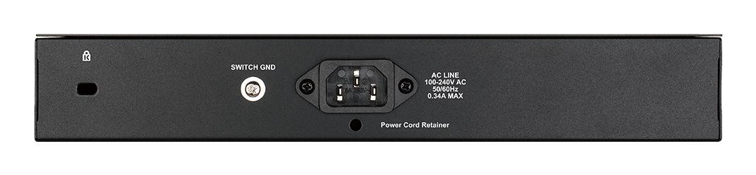 Switch D-LINK DGS-1210-08P/E (Gigabit Ethernet - 6 MB - 20 Gbit/s - Preto) — miniatura 2