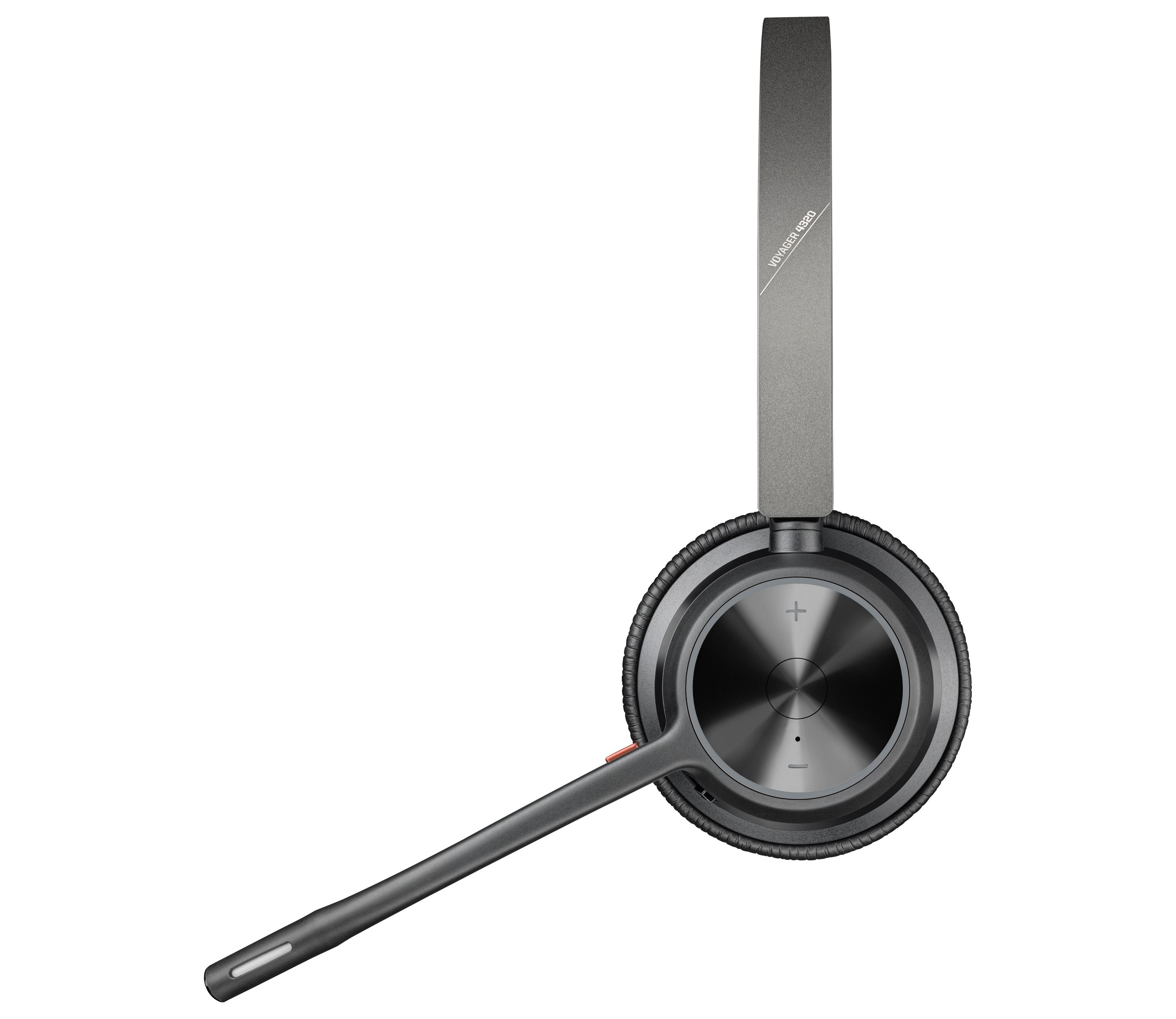 Headset POLY Voyager 4320 UC (Binaural - Com fios e sem fios - Supra-aural - Preto) — miniatura 7