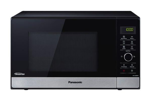 Micro-ondas de Bancada com Grill PANASONIC NN-GD38HSSUG (1000 W - 23 l - Rotativo, Toque - Preto e Inox)