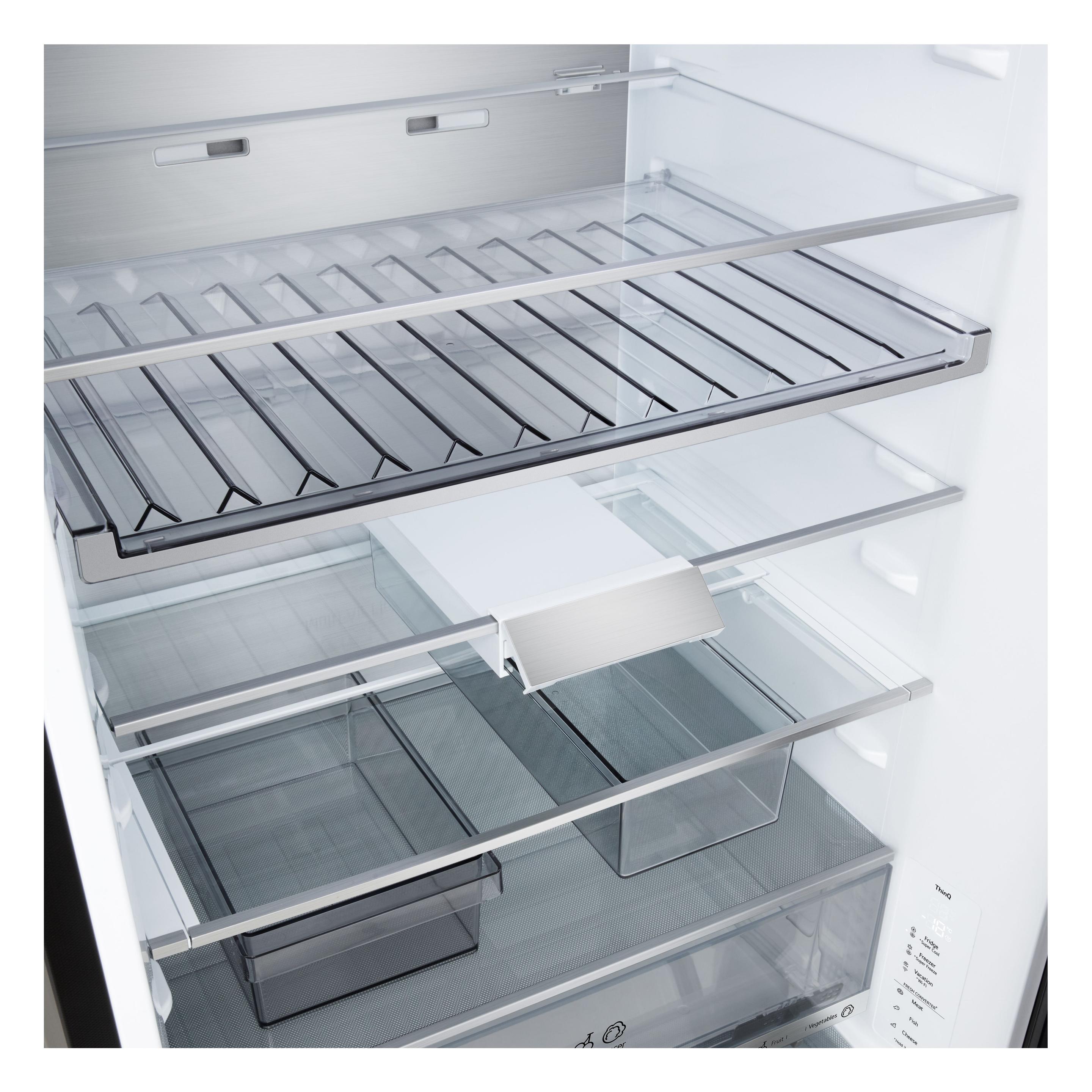 Frigorífico Combinado Independente LG GBBW726CEV (465 l - 203x69,7x70,4 cm - 70 cm - Preto) — miniatura 8