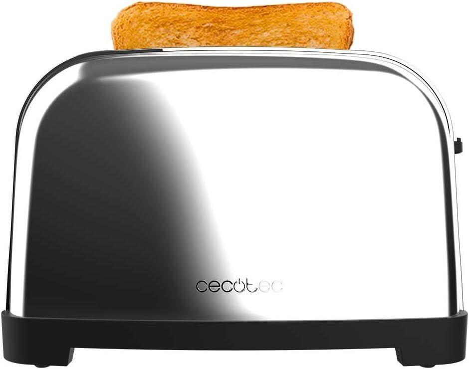 Torradeira CECOTEC Toastin' Time 1700 Double Inox (1700 W - 4 fatias - Aço inoxidável - Inox) — miniatura 2