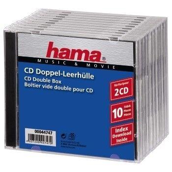 Caixa para CDs HAMA 44747 (Transparente)
