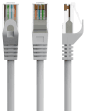 Cabo de Rede GEMBIRD PP6U-CU-0.5M (0,50 m - Cat6 - Cinzento) — imagem 1