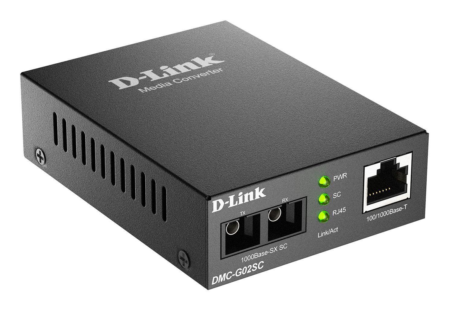Conversor de Meios D-LINK DMC-G02SC (1000 Mbit/s) — miniatura 3