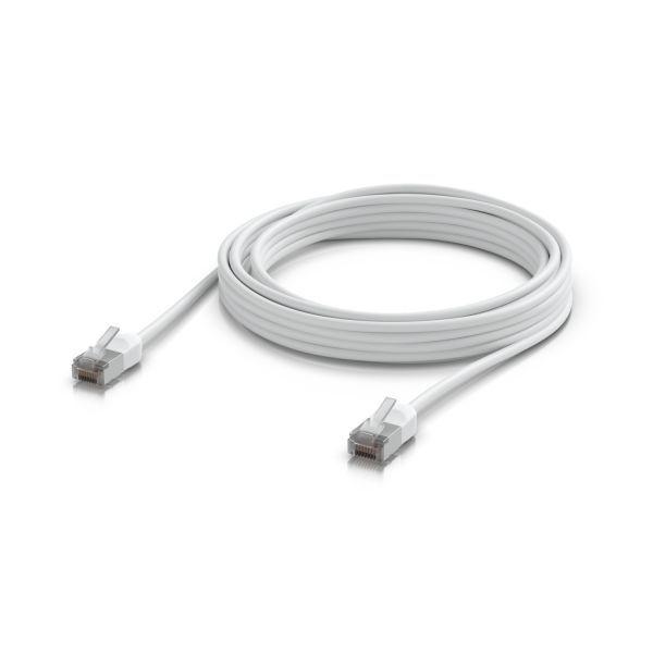 Cabo de Rede Exterior UBIQUITI UACC-CABLE-PATCH-OUTDOOR-C6A-5M-W (5 m - Cat6a - RJ-45 - Branco), miniatura 3