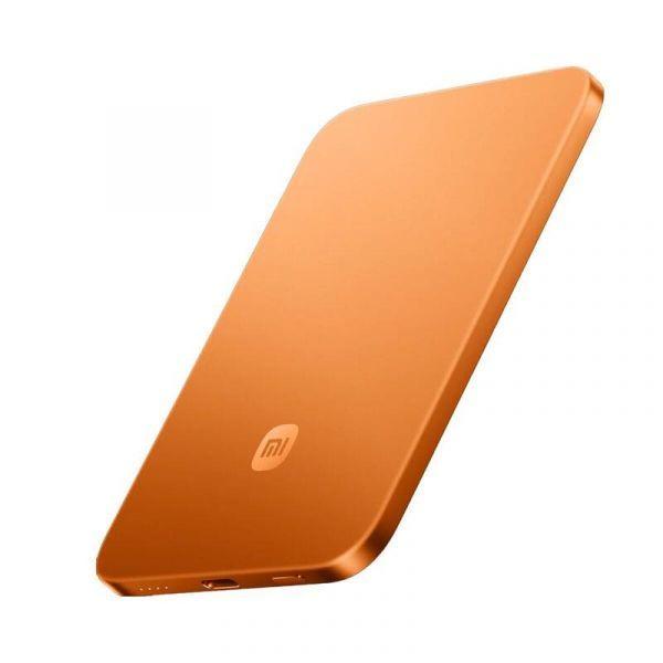 Powerbank XIAOMI UltraThin Magnetic 5000 (5000 mAh - Laranja), miniatura 2