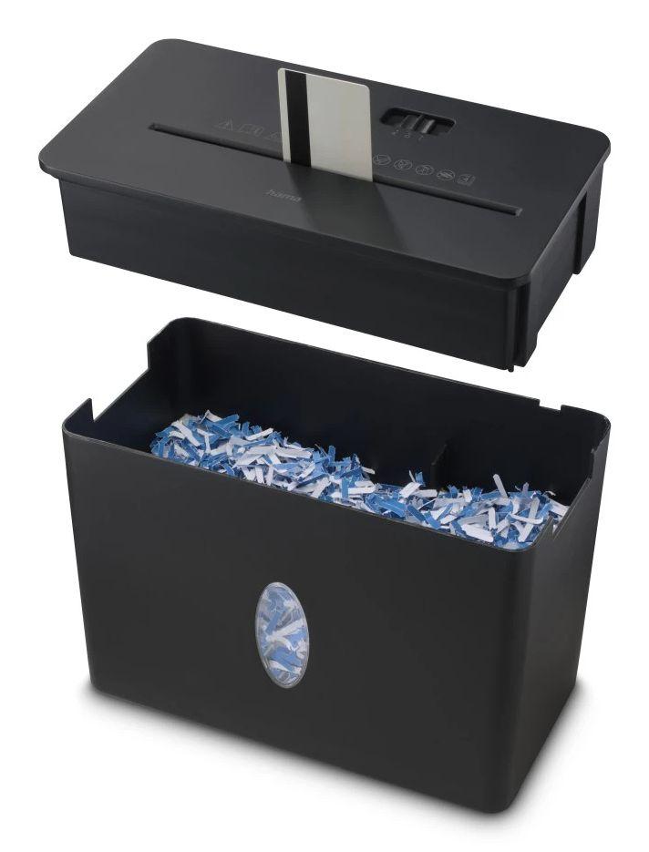 Destruidora de Papel HAMA Safe X40-B (Corte Transversal - 4 Folhas - Preto) — miniatura 5