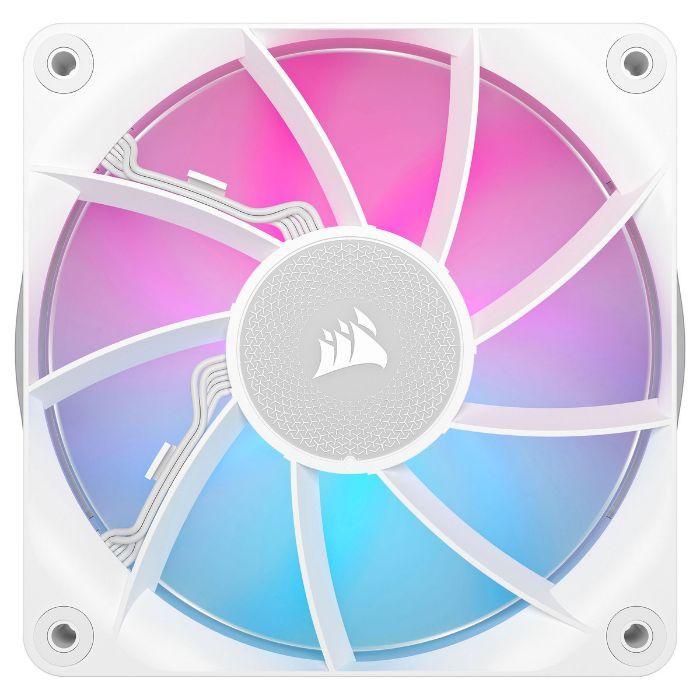Ventoinha para Caixa de Computador CORSAIR iCUE LINK RX120 RGB (RGB multicolorida - Branco), miniatura 2