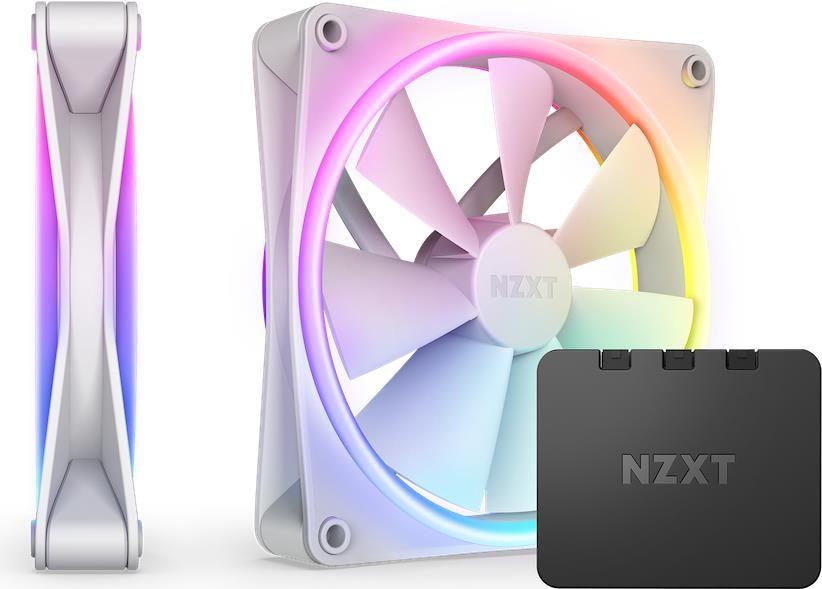 Kit de Ventoinhas NZXT RF-D14DF-W1 (Borracha, plástico - Multicor - 3,12 W - Branco)