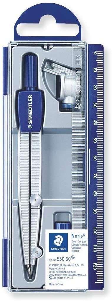 Compasso Escolar de Precisão STAEDTLER Noris 550 (Diâmetro máximo 300 mm)