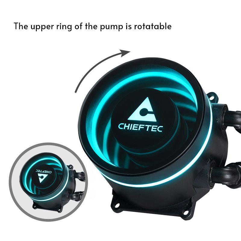 Refrigeração Líquida para CPU CHIEFTEC ICEBERG 360 DARK (Preto) — miniatura 7