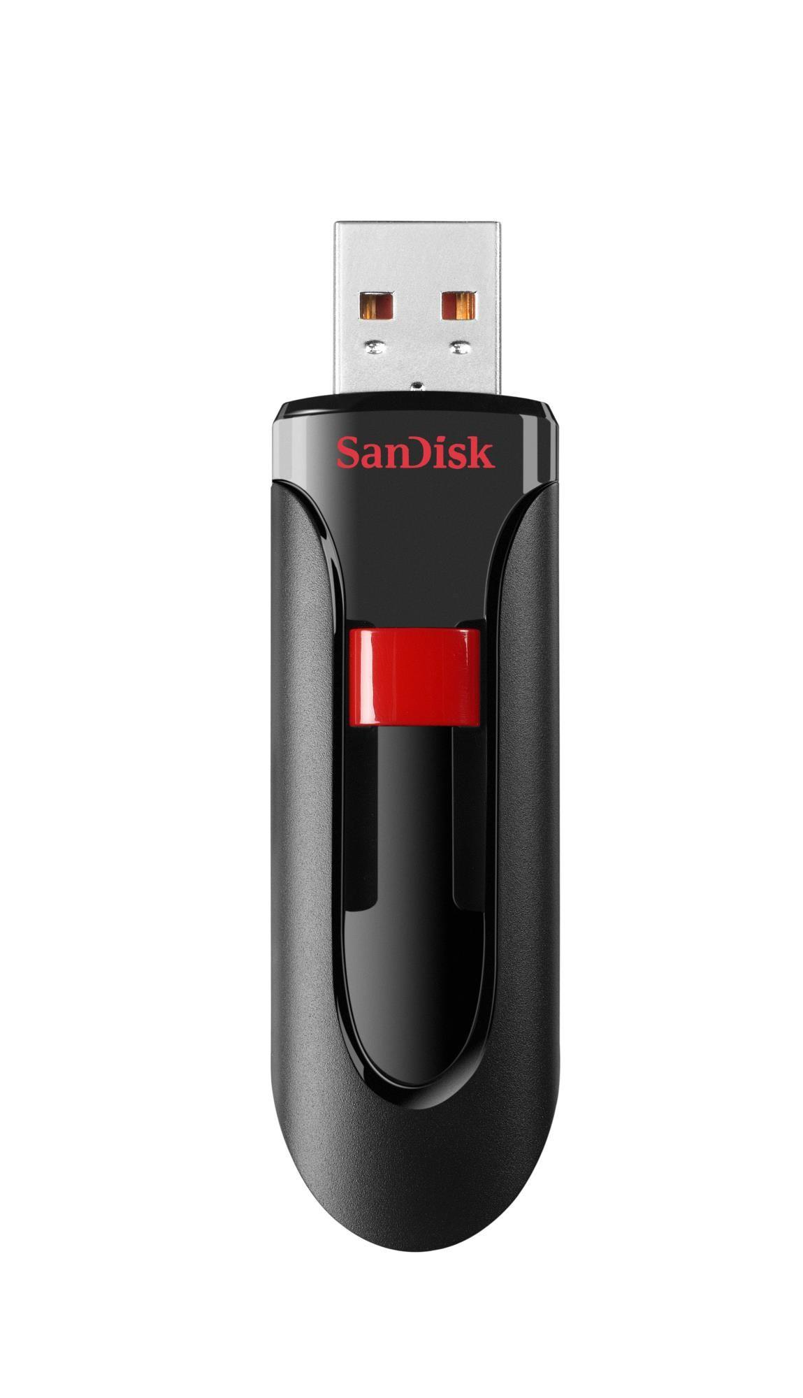 Pen USB SANDISK Cruzer Glide (256 GB - Slide - USB Type-A - Preto e Vermelho) — miniatura 2