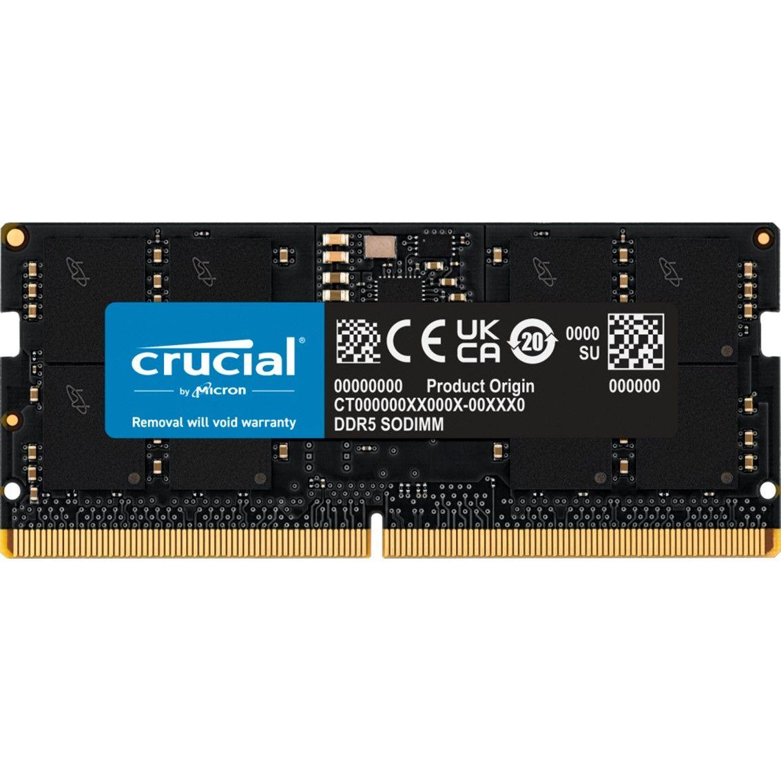 Memória RAM CRUCIAL CT16G48C40S5 (4800 MHz - 16 GB - SO-DIMM)
