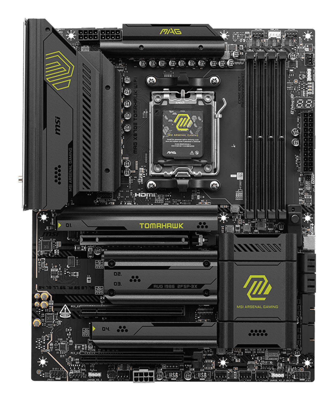 Motherboard MSI MAG X870E TOMAHAWK WIFI (AM5 - ATX - Duplo canal - Preto) — miniatura 2