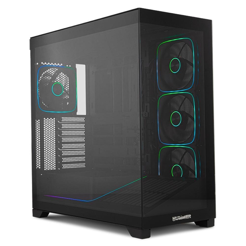 Caixa PC Gaming NOX Hummer Blade (ATX, Micro ATX, ITX - Tower - Multi - Preto)