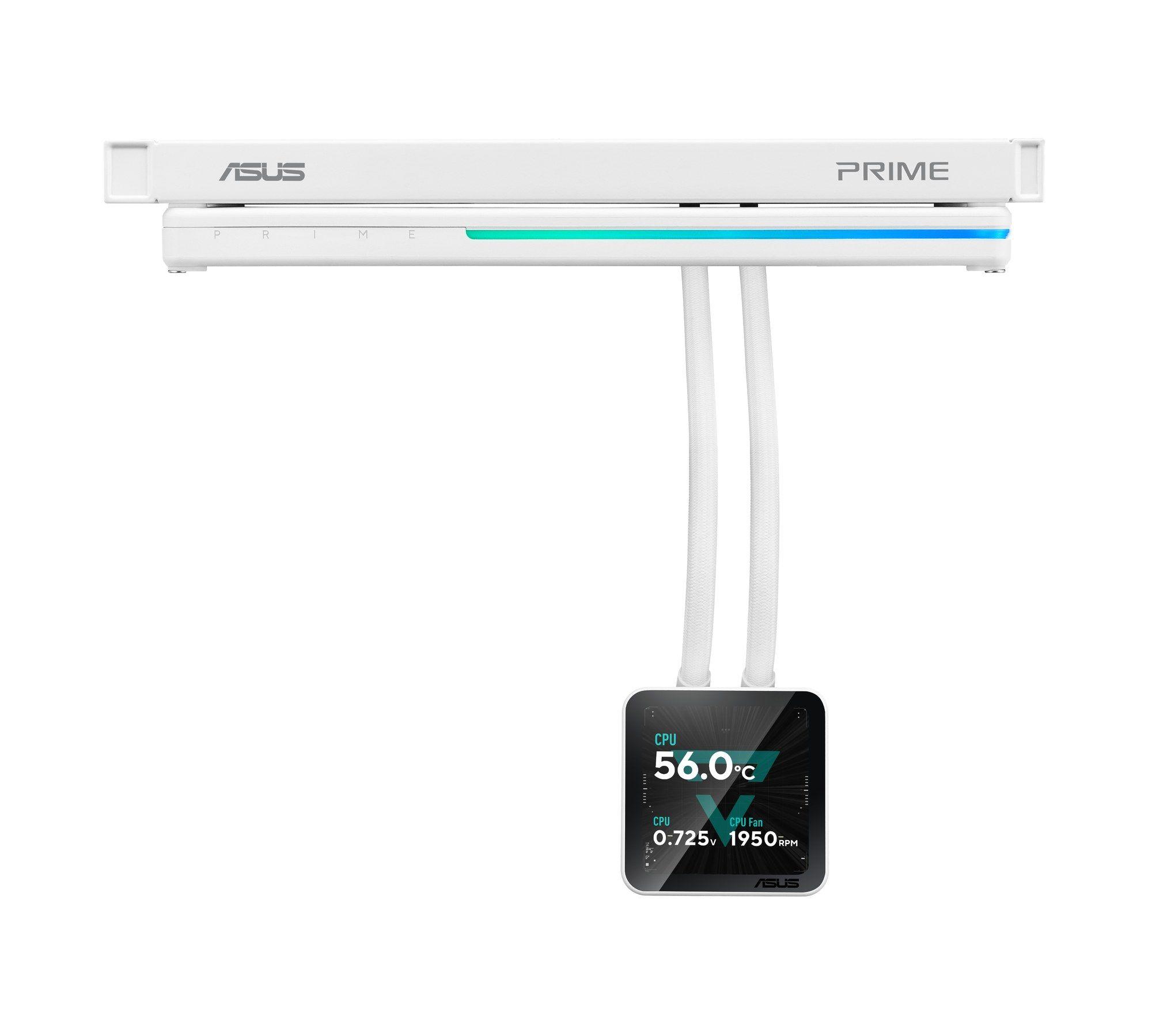 Water Cooler CPU ASUS Prime SLC II 360 ARGB LCD (LGA 1851, LGA 1700, AM5, AM4 - 120 mm - 2600 RPM - Branco) — miniatura 10