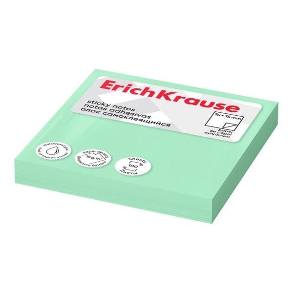 Bloco de Notas Adesivas ERICHKRAUSE 61652 (75 x 75 mm - Verde)