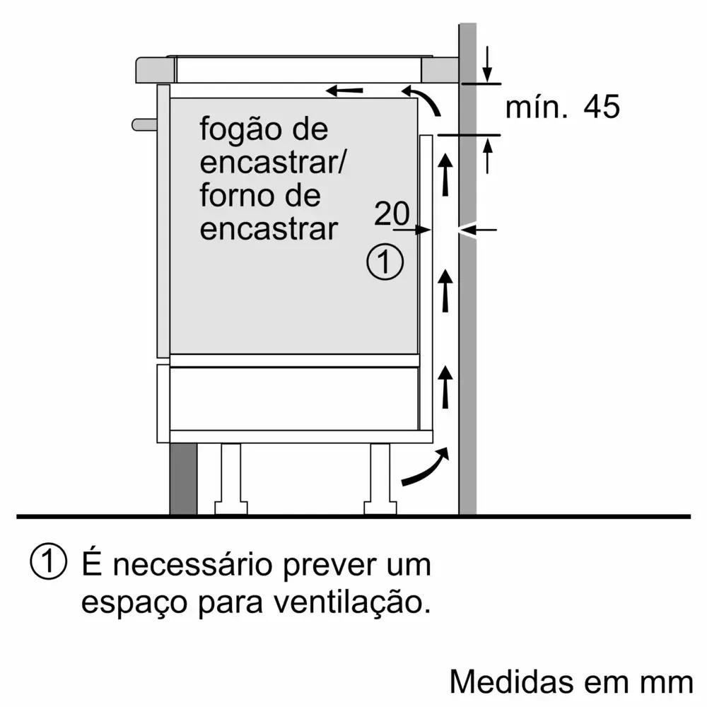 Placa de Indução Encastre SIEMENS EH631HEB1E (4 zonas - 7400 W - Cerâmica - Preto) — miniatura 3