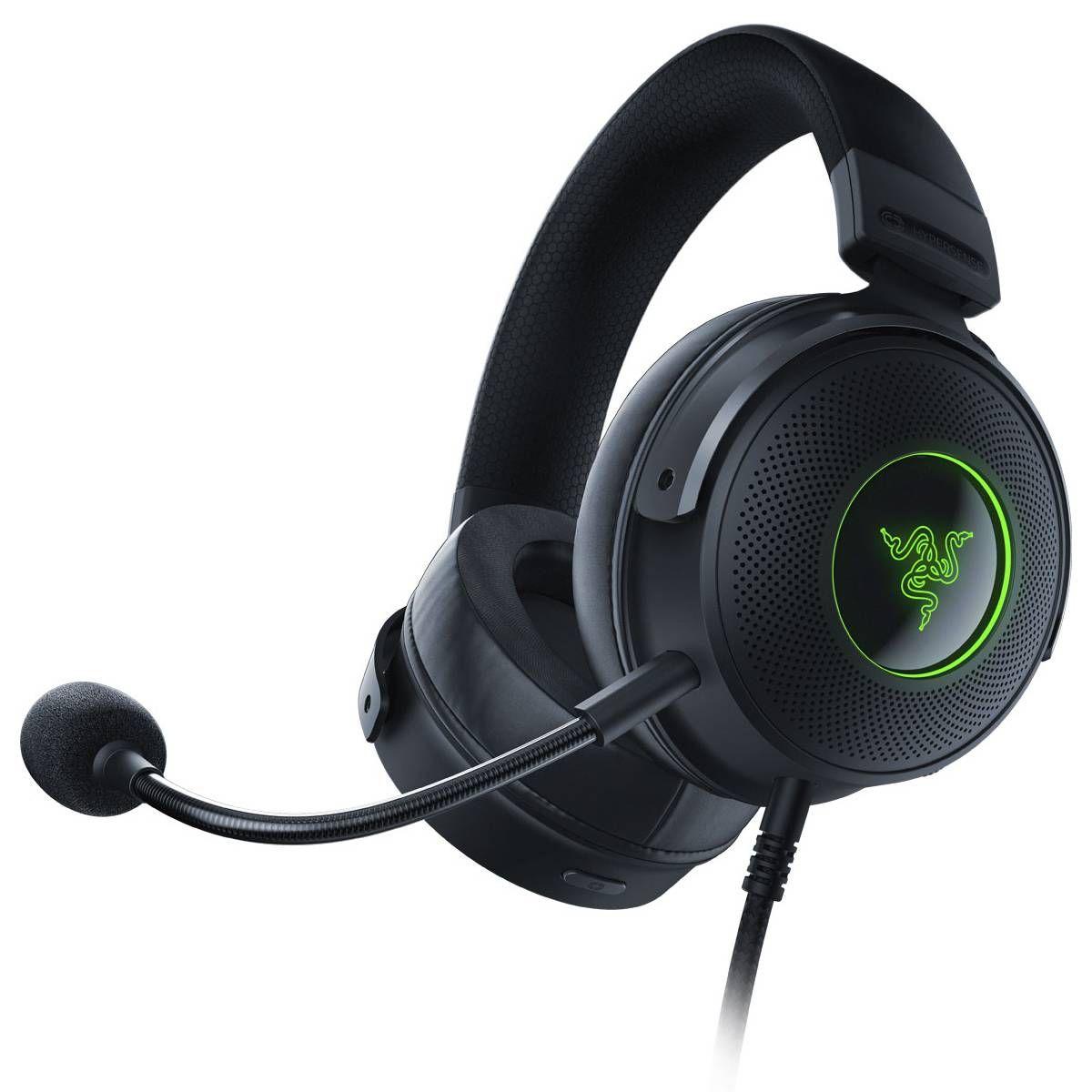 Headset Gaming RAZER Kraken V3 HyperSense (Binaural - Com fios - Circum-aural - Preto) — miniatura 6