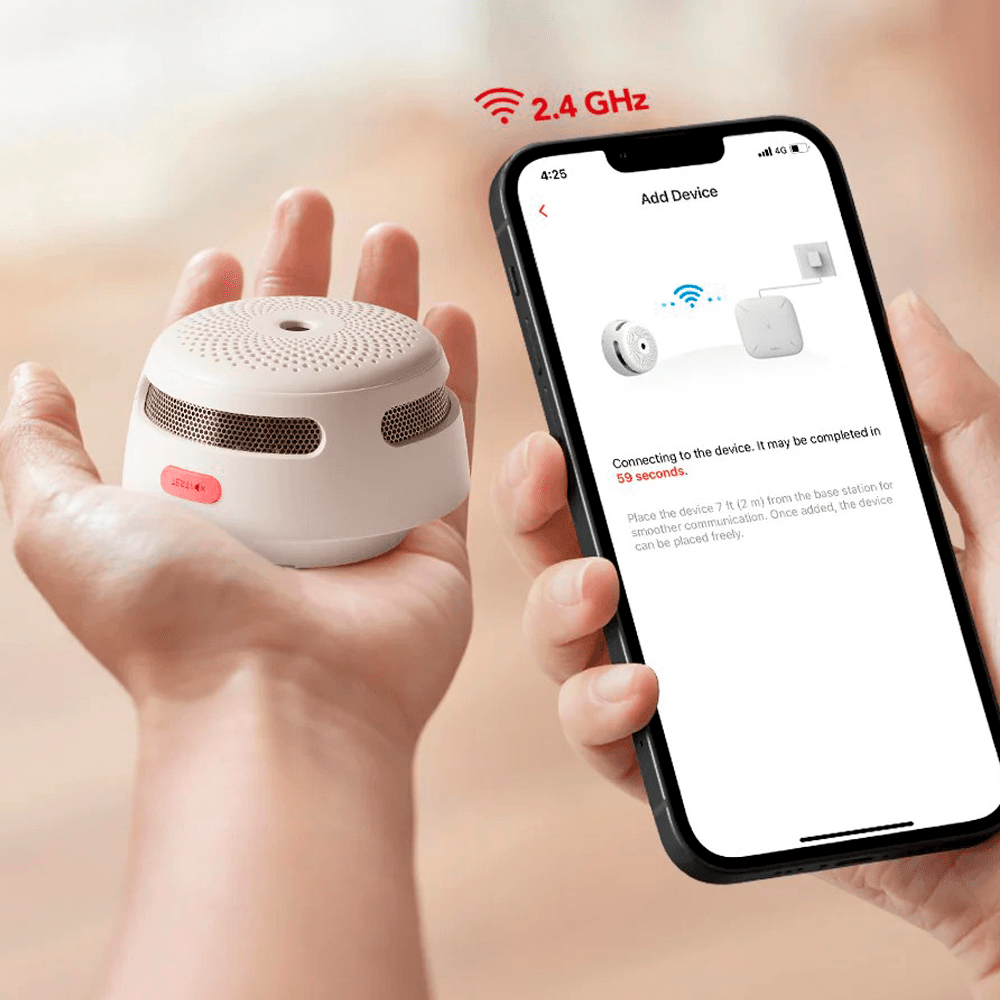 Detetor de Fumo Wi-Fi X-SENSE XS01-WX (Branco), miniatura 4