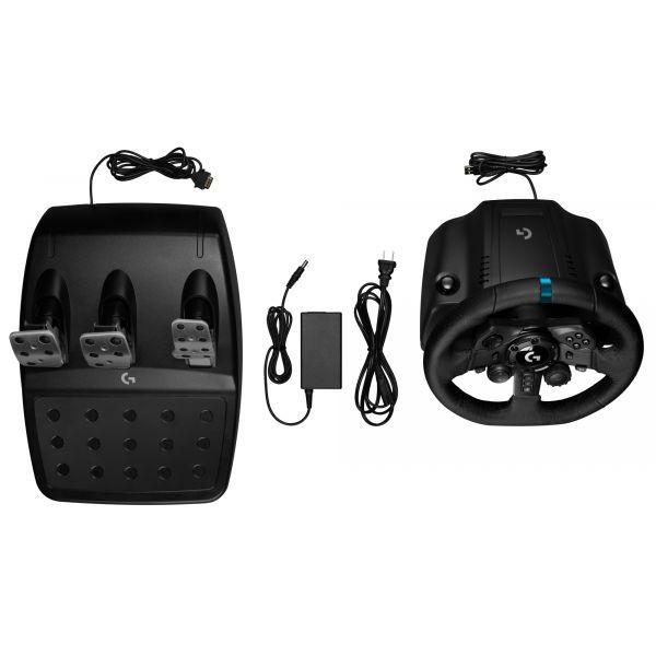 Conjunto de Volante, Pedais e Seletor de Velocidades LOGITECH G923 SE (PlayStation - Com fios - Preto) — miniatura 3