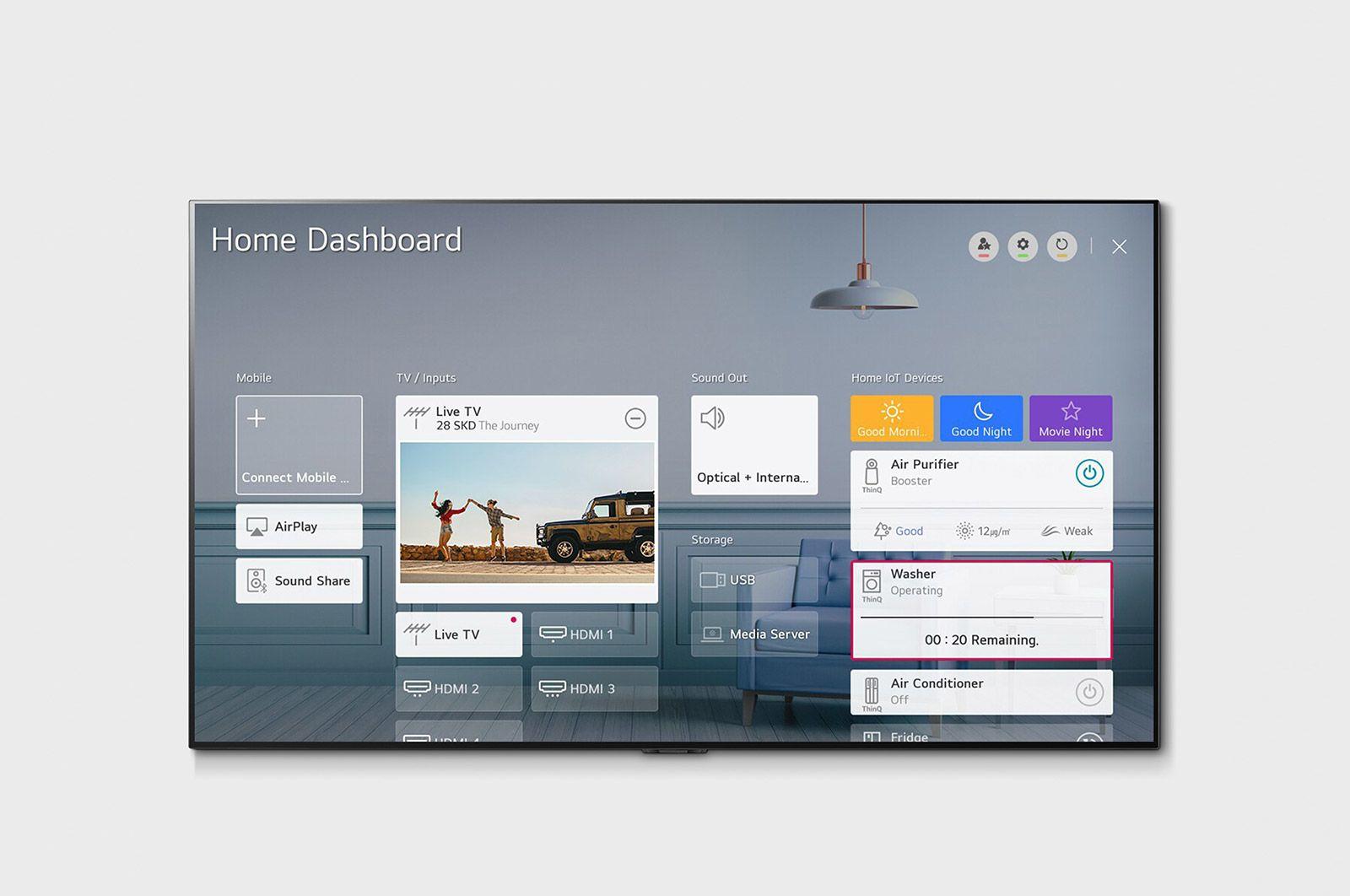 Televisão LG TV OLED65GX6LA (65" - 4K Ultra HD OLED - Preto), miniatura 6