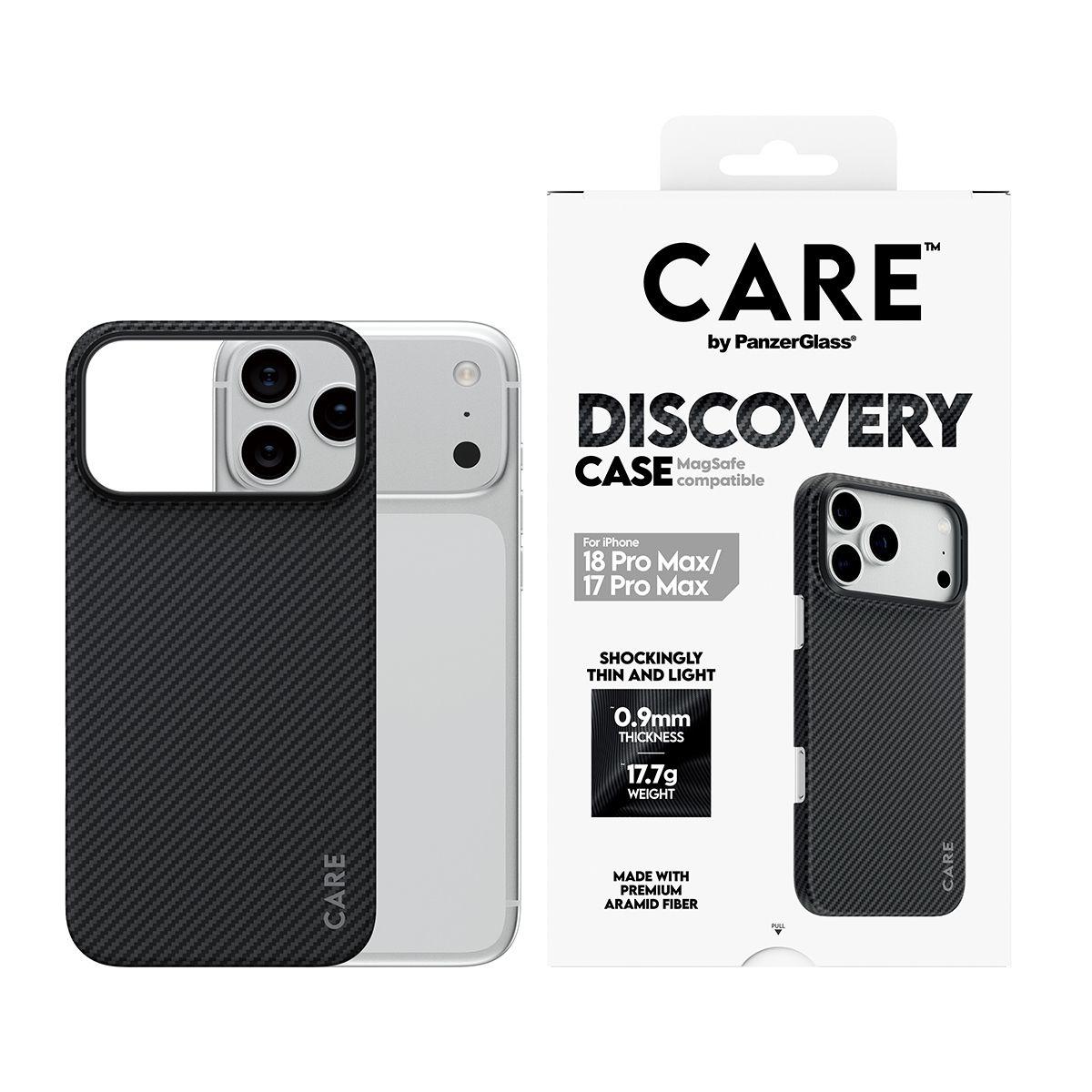 Capa PANZERGLASS CARE Discovery Case para iPhone 17 Pro Max (MagSafe - Preto) — miniatura 2