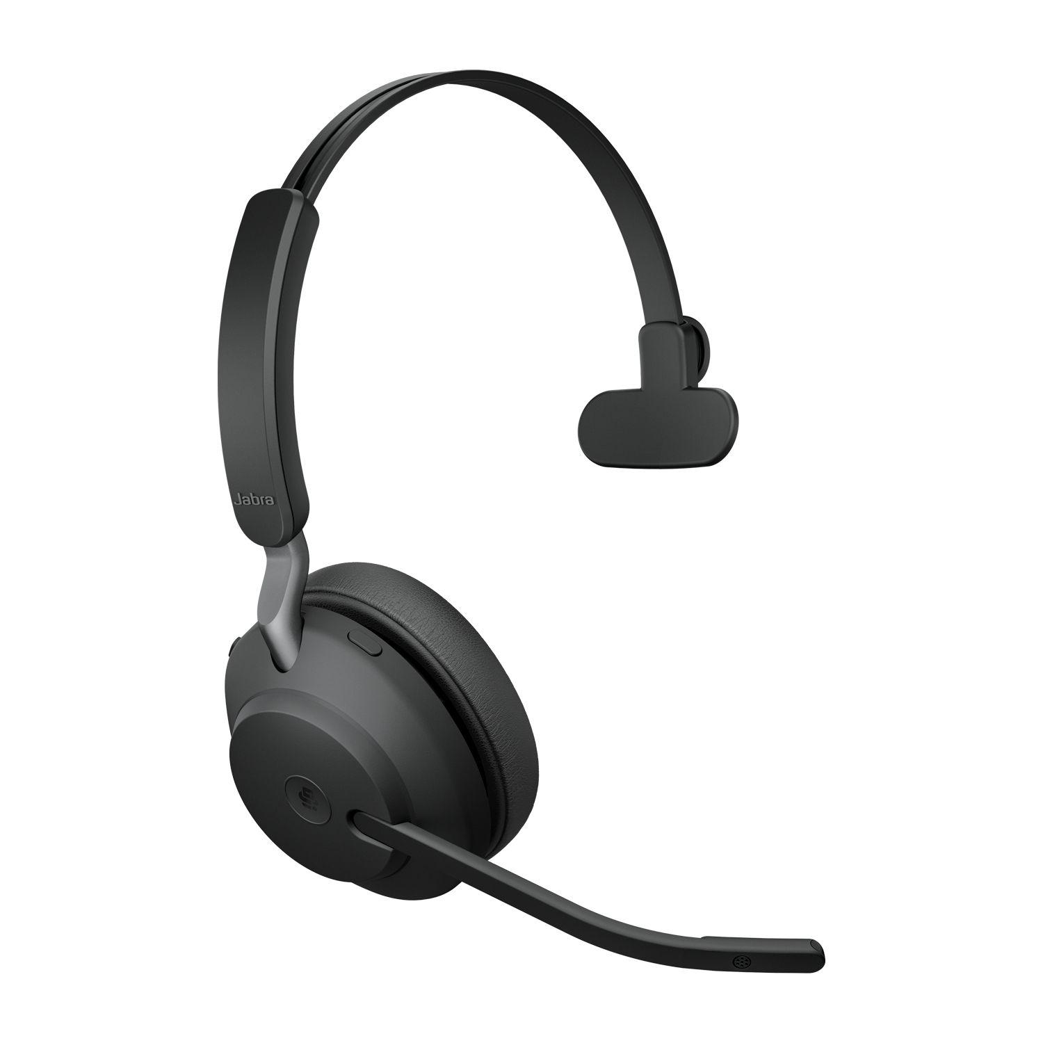 Headset JABRA Evolve2 65 MS Mono (Binaural - Sem fios - Sobre a orelha - Preto) — miniatura 3