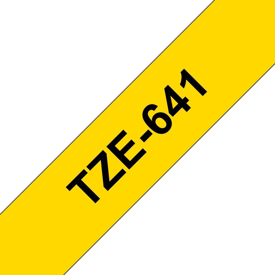 Fita de Impressão BROTHER TZe-641 (Preto sobre Amarelo)