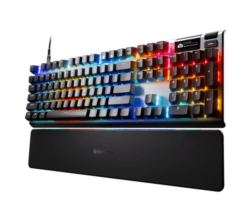 Teclado STEELSERIES APEX PRO GEN 3 (Inglês - Magnetic-mechanical key switch - Tamanho completo - Preto)