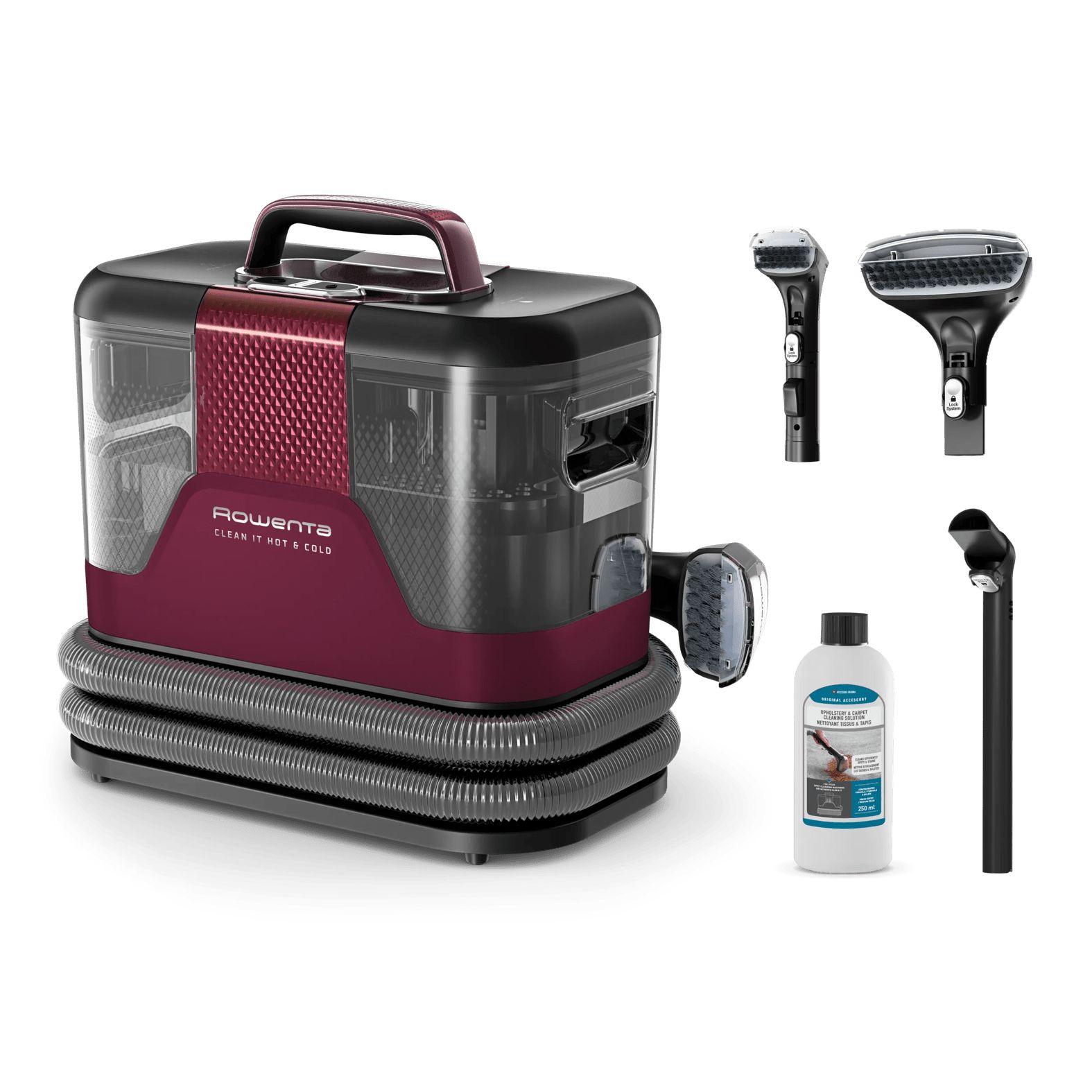Máquina de Limpeza de Carpetes ROWENTA IN7010F0 (Altura 34 cm - 13000 Pa - Tapete - Bordô)