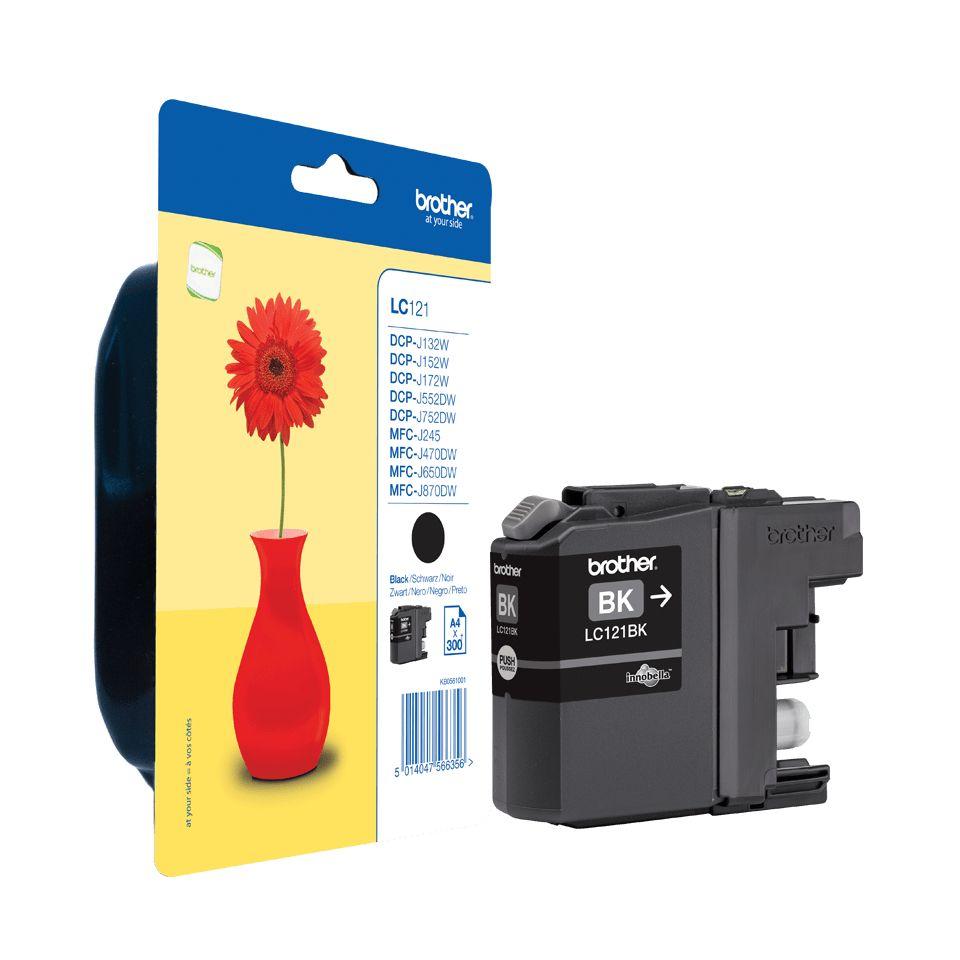 Tinteiro BROTHER LC121BK (300 páginas - Preto) — miniatura 3