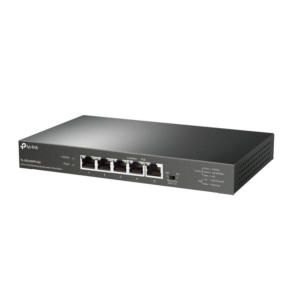 Switch TP-LINK TL-SG105PP-M2 (Gigabit Ethernet - 25 Gbit/s - Preto), miniatura 2