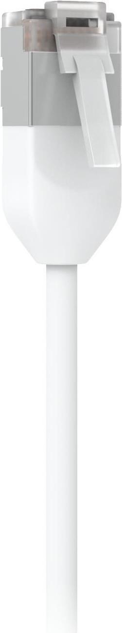 Cabo de Rede UBIQUITI UACC-CABLE-PATCH-OUTDOOR-C6A-1M-W (1 m - Cat6a - RJ-45 - Branco)