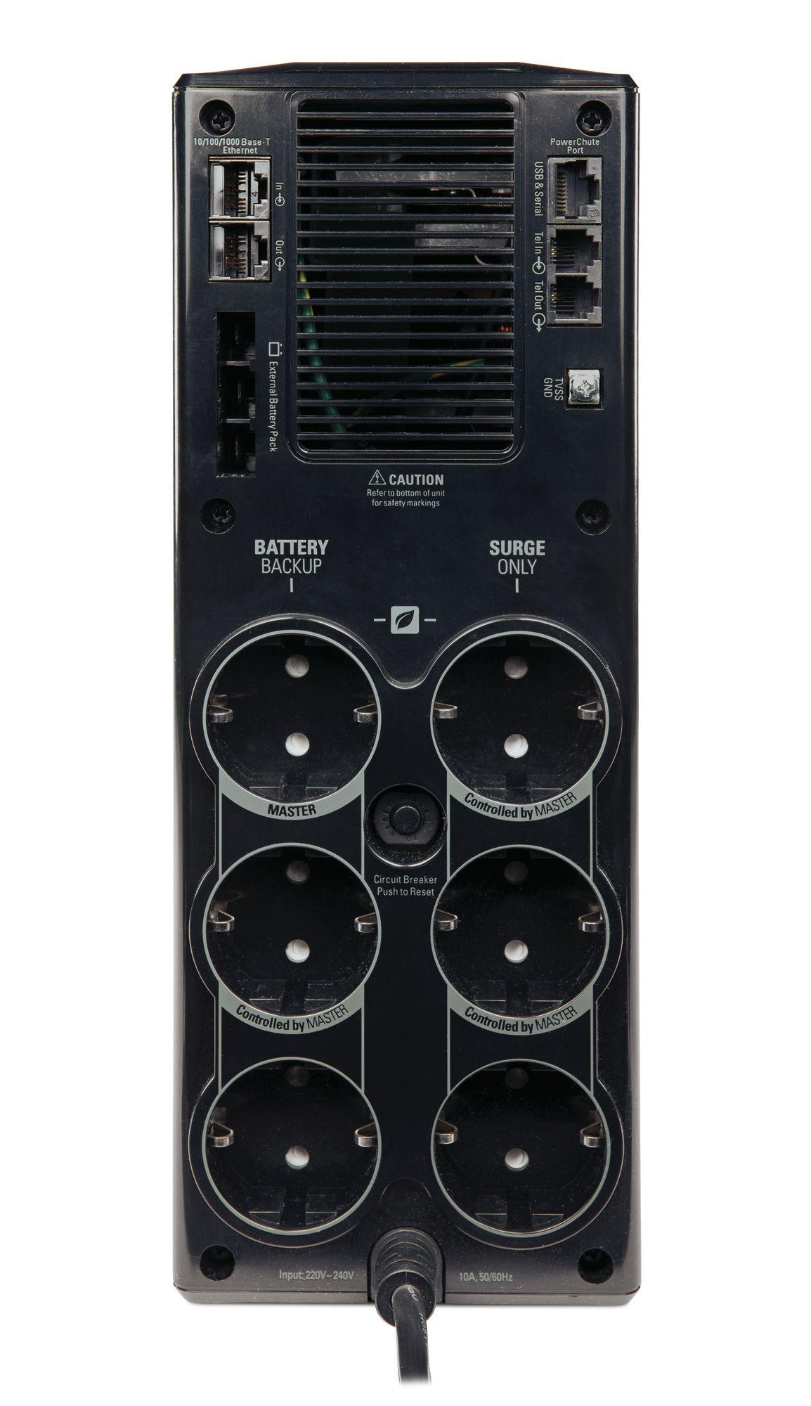 UPS Line-Interactive APC Back-UPS Pro BR1500G-GR (Telefone - Europa - Tipo F - Preto), miniatura 2