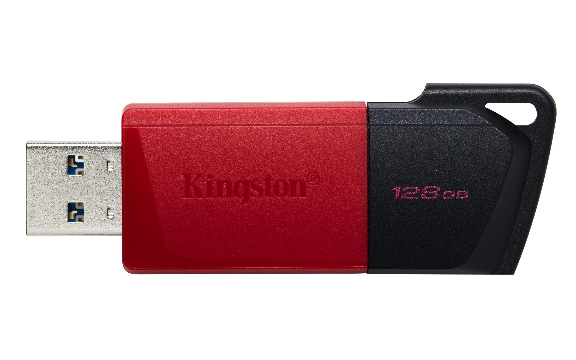Pen USB KINGSTON DataTraveler Exodia M (128 GB - USB Type-A - 3.2 Gen 1 - Preto e Vermelho) — miniatura 3
