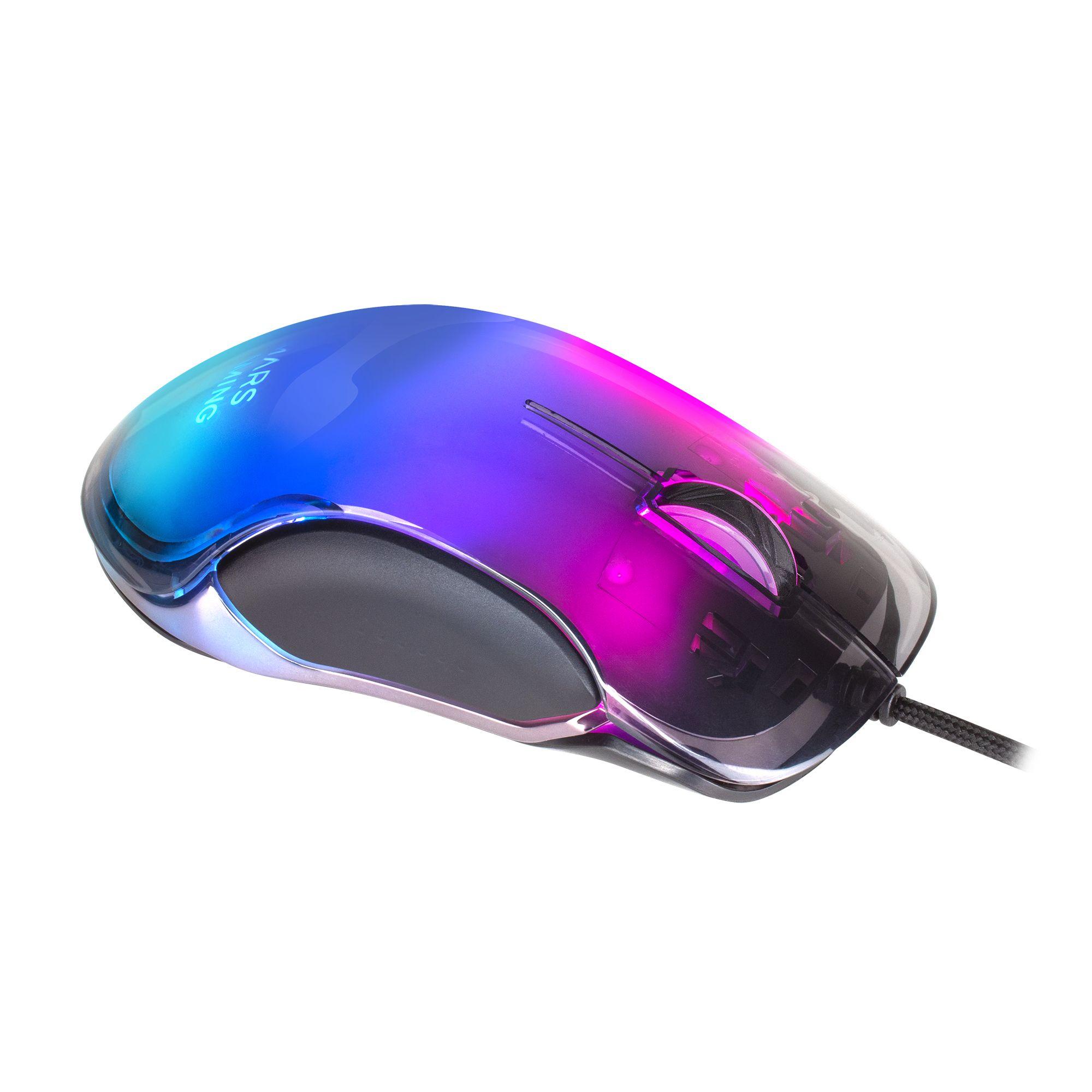 Rato Gaming MARS GAMING MMGLOW (Mão direita - 12800 DPI - Óptico - Preto), miniatura 2