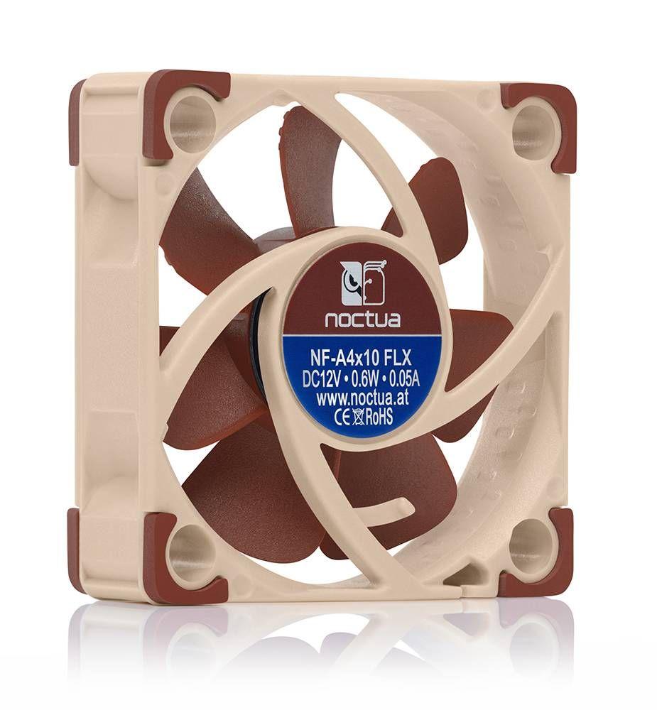 Ventoinha NOCTUA NF-A4x10 FLX (Não suportado - 0,25 W - Bege/Castanho), miniatura 4