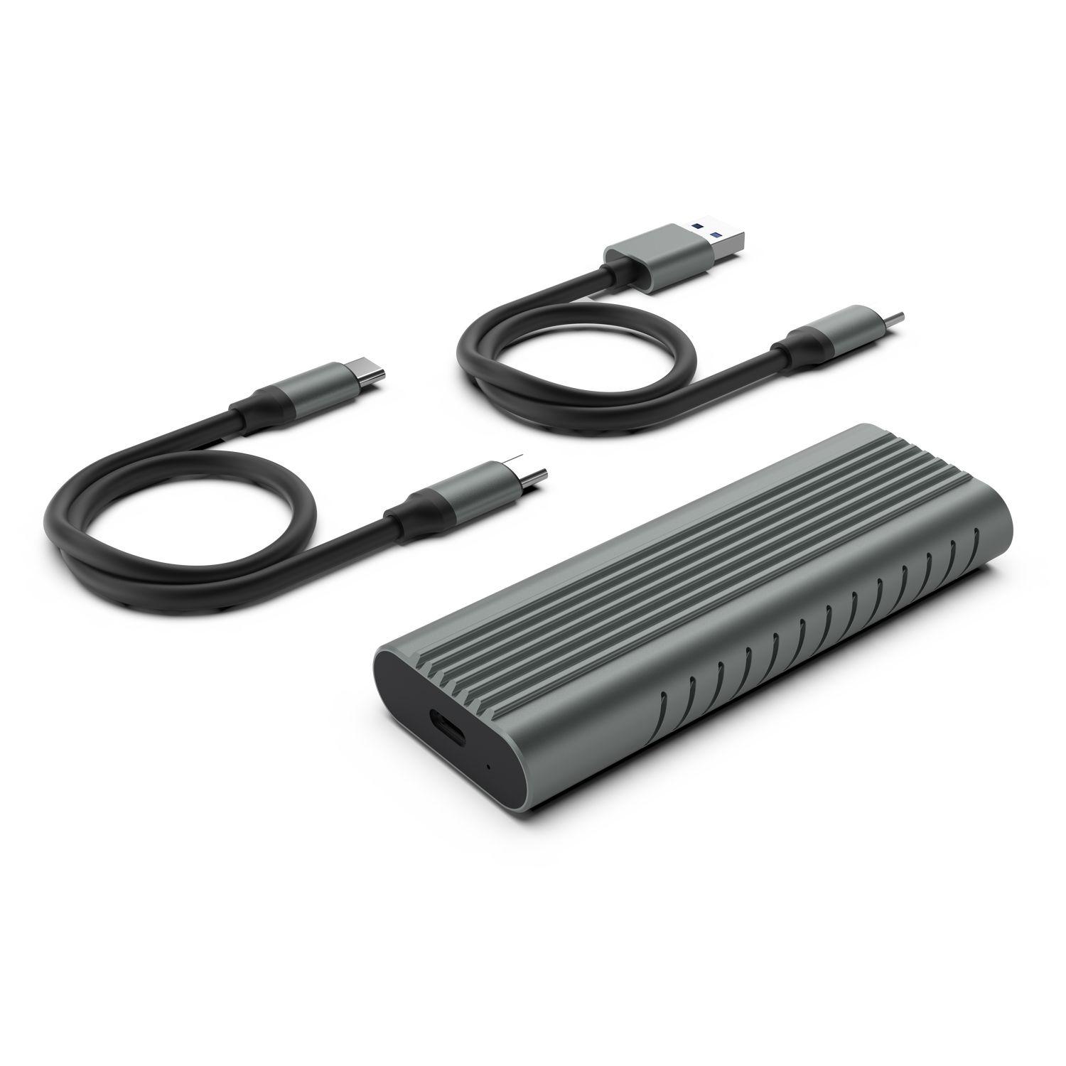 Caixa Externa para SSD EWENT EW7025 (4 TB - M.2 - M.2 NVMe - Cinzento)