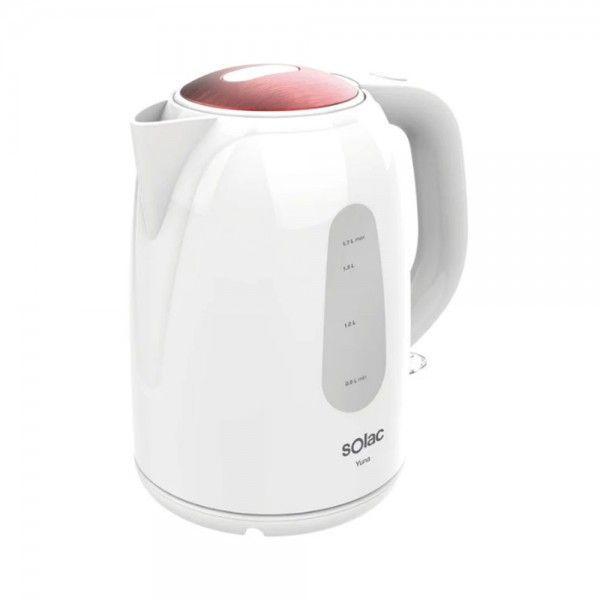Chaleira Elétrica SOLAC KT5851 (2200 W - 1,7 L - Plástico - Vermelho e Branco), miniatura 3