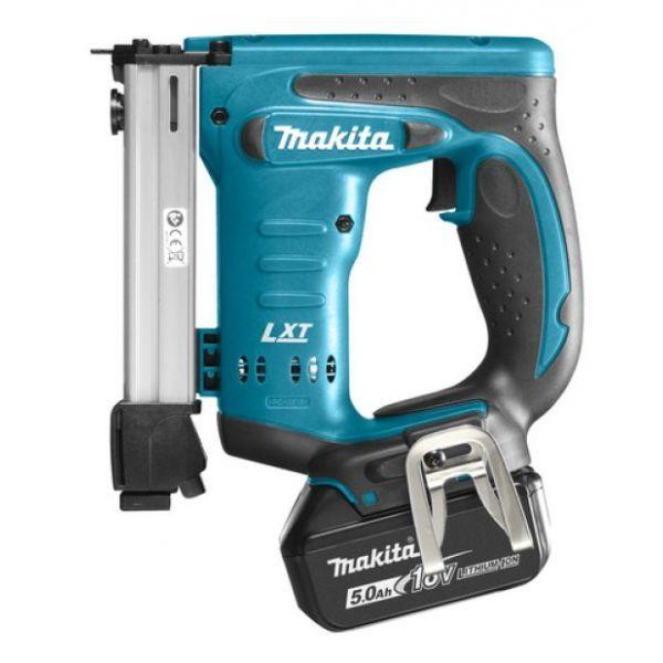 Agrafador sem Fios MAKITA DST221RTJ (18 V - Bateria - Azul, Preto e Prateado)