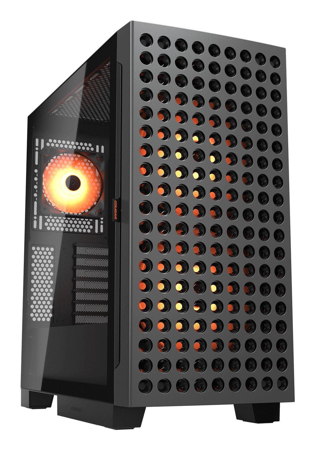 Caixa de Computador COUGAR Airface ECO RGB (Midi Tower - 190 mm - 390 mm - Preto)