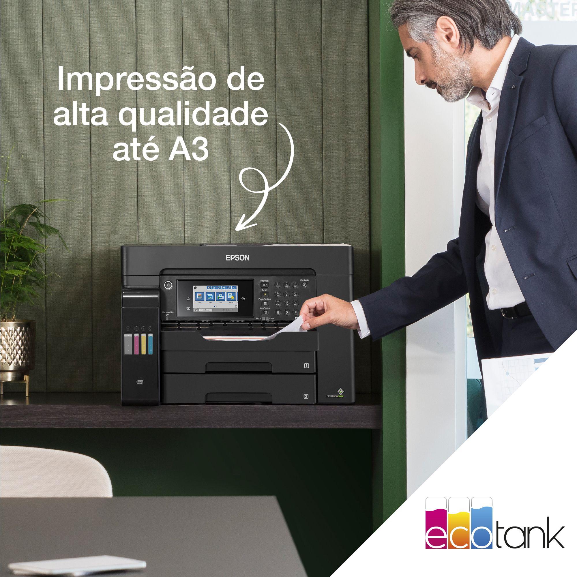Impressora Multifunções EPSON EcoTank ET-16655 (A3 - Impressão a cores - 550 folhas - Preto), miniatura 9